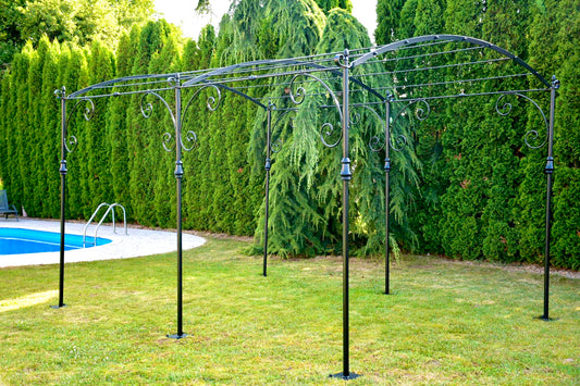 Schmiedeeiserne Pergola