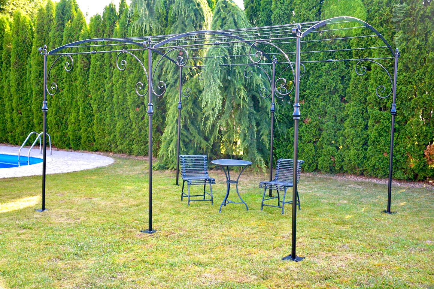 Wrought Iron Pergola