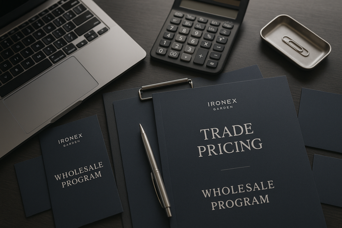 amazing! instead of company write ironex garden 